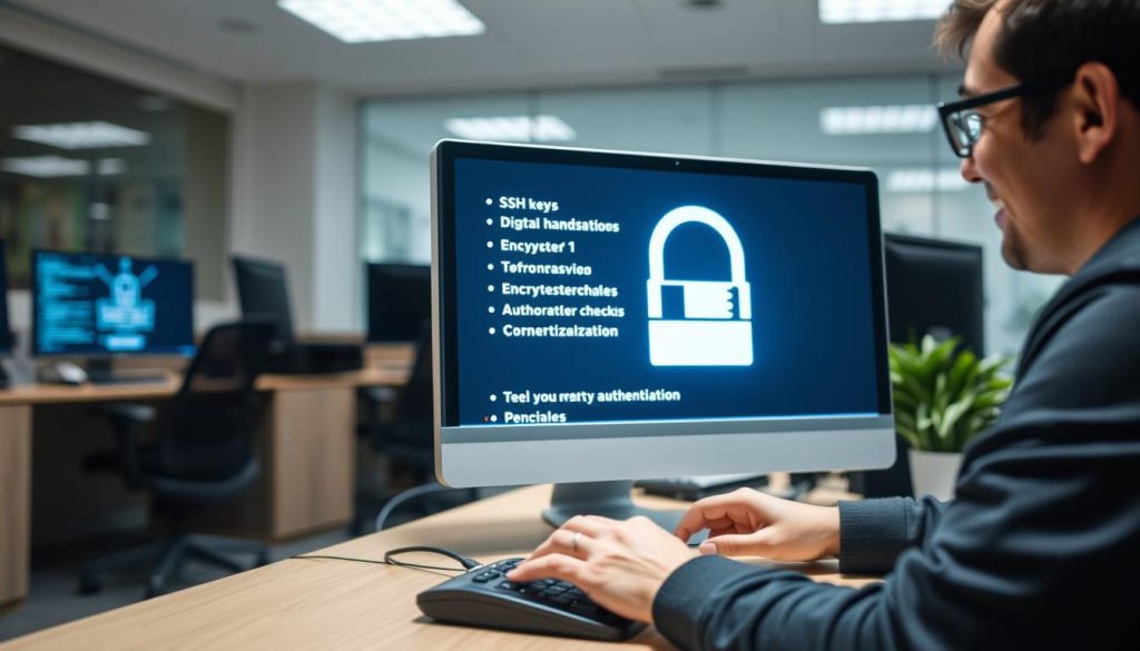 SSH key authentication process