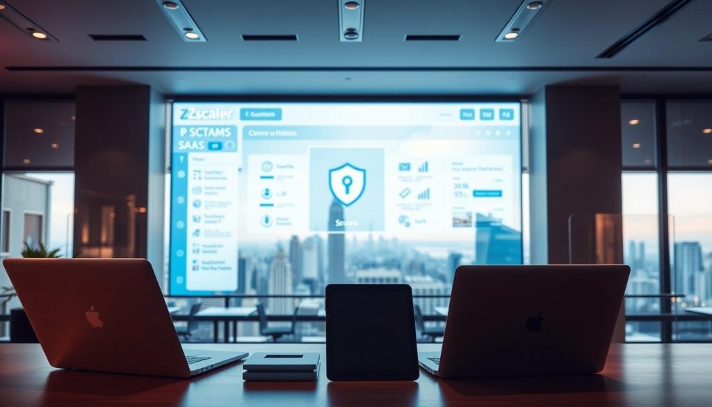 What technologies help secure SaaS data zscaler?