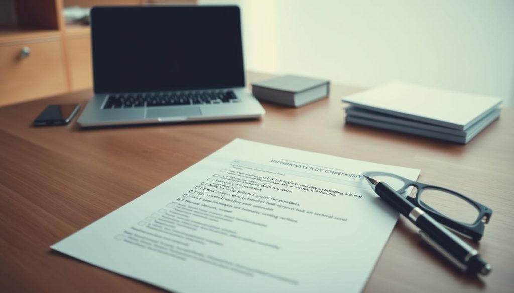 information security audit checklist