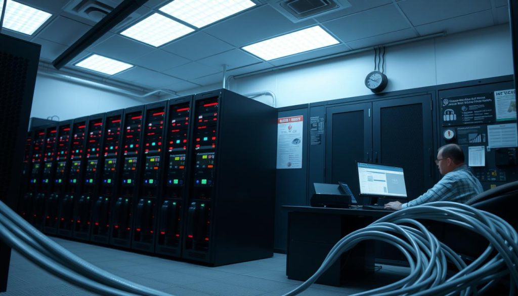 the security database on the server