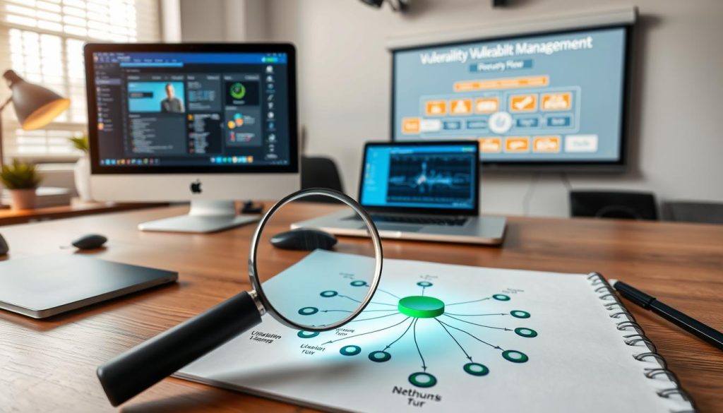 What are the five steps of vulnerability management?