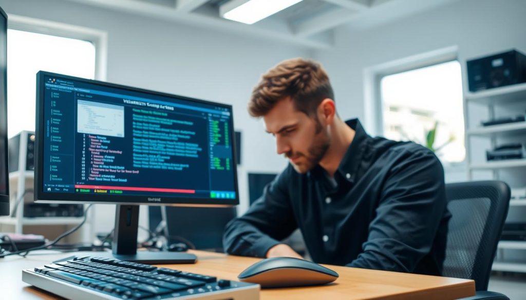 What are the two main types of vulnerability scans?