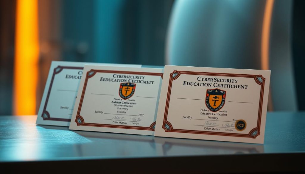 cybersecurity education certifications