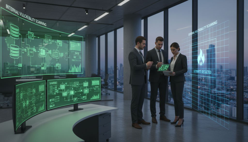 internal external vulnerability scanning differences