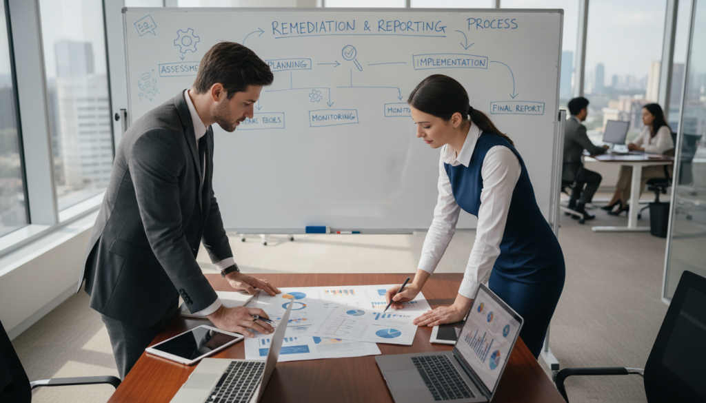 remediation and reporting process