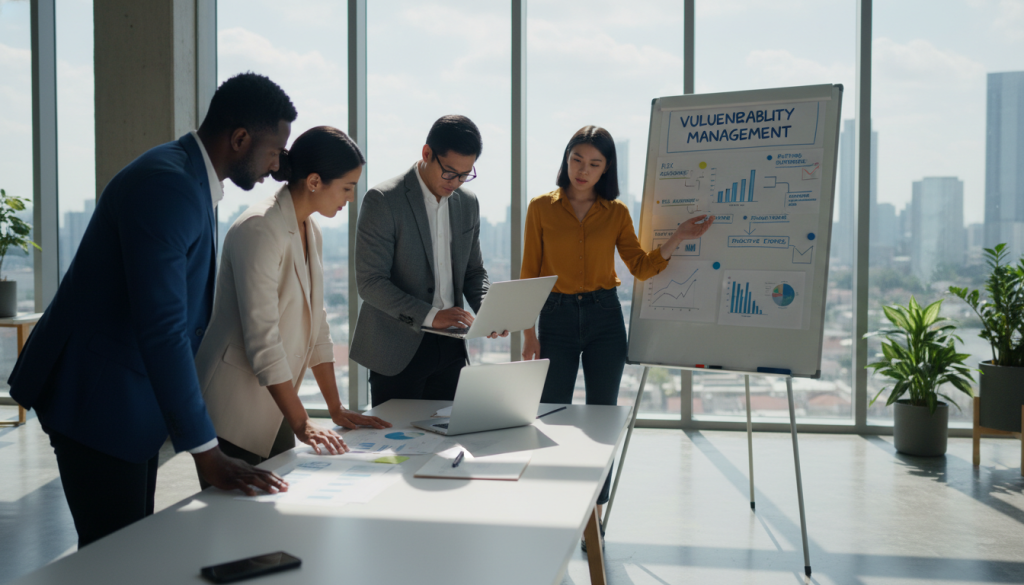 team collaboration for vulnerability management