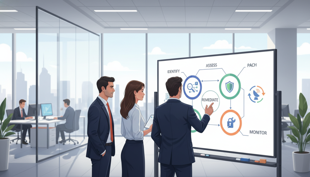 vulnerability management process steps