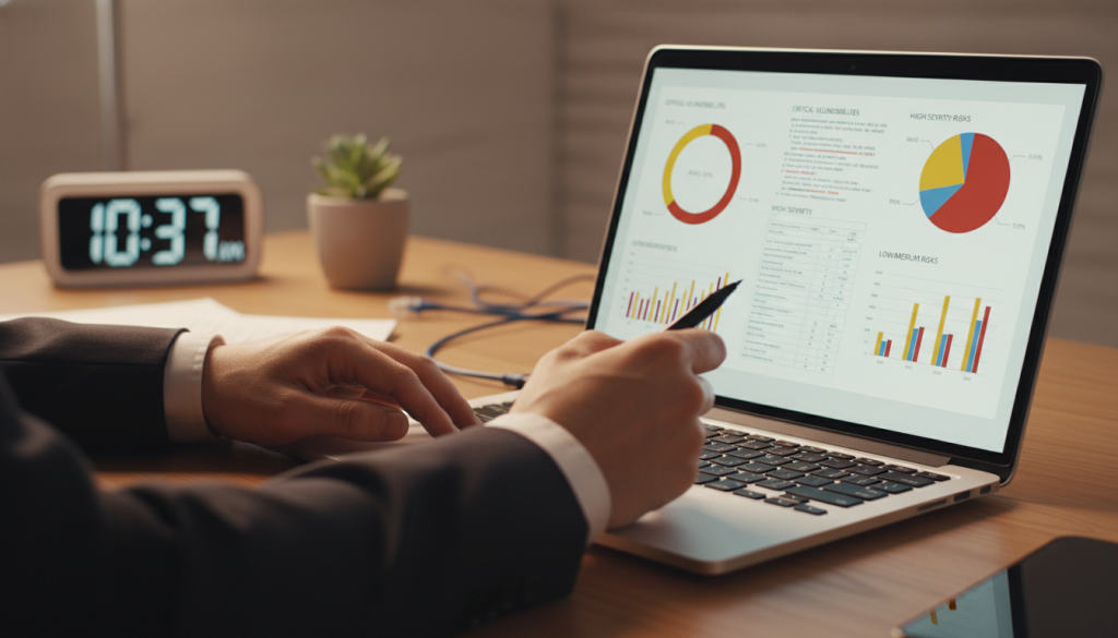 vulnerability scan report components